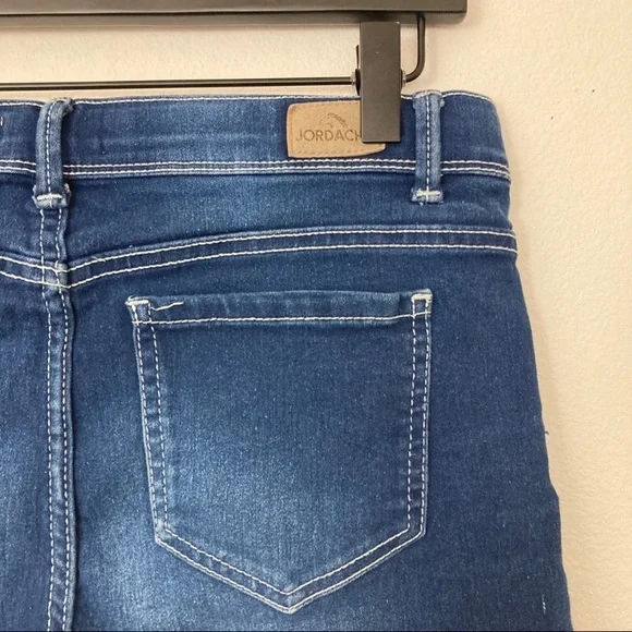 JORDACHE GIRLS SZ 18 LACE TRIM JEAN SHORTS - Picture 6 of 7